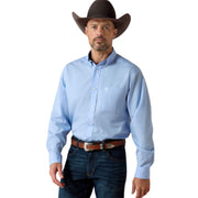 Ariat Mens Wrinkle Free Solid Classic Fit Long Sleeve Shirt