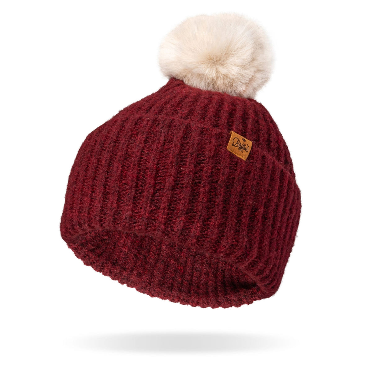Britt's Knits Wool Blend Kindred Pom Hat