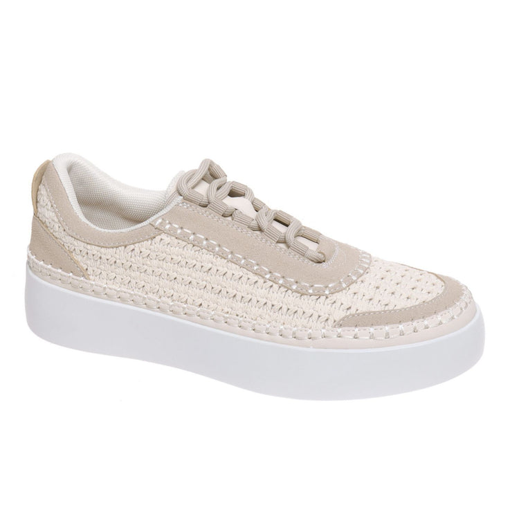 Outwoods Womens Shauna-2 Lace Up Fashion Sneakers, Cream