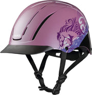 Troxel Spirit Low Profile Riding DialFit Equestrian Helmet, Pink Dreamscape