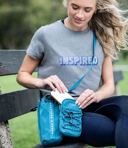 FITKICKS Optimist H2O Crossbody & Phone PouchWater Resistant Purse Small Bag with Removable, Adjustable Strap