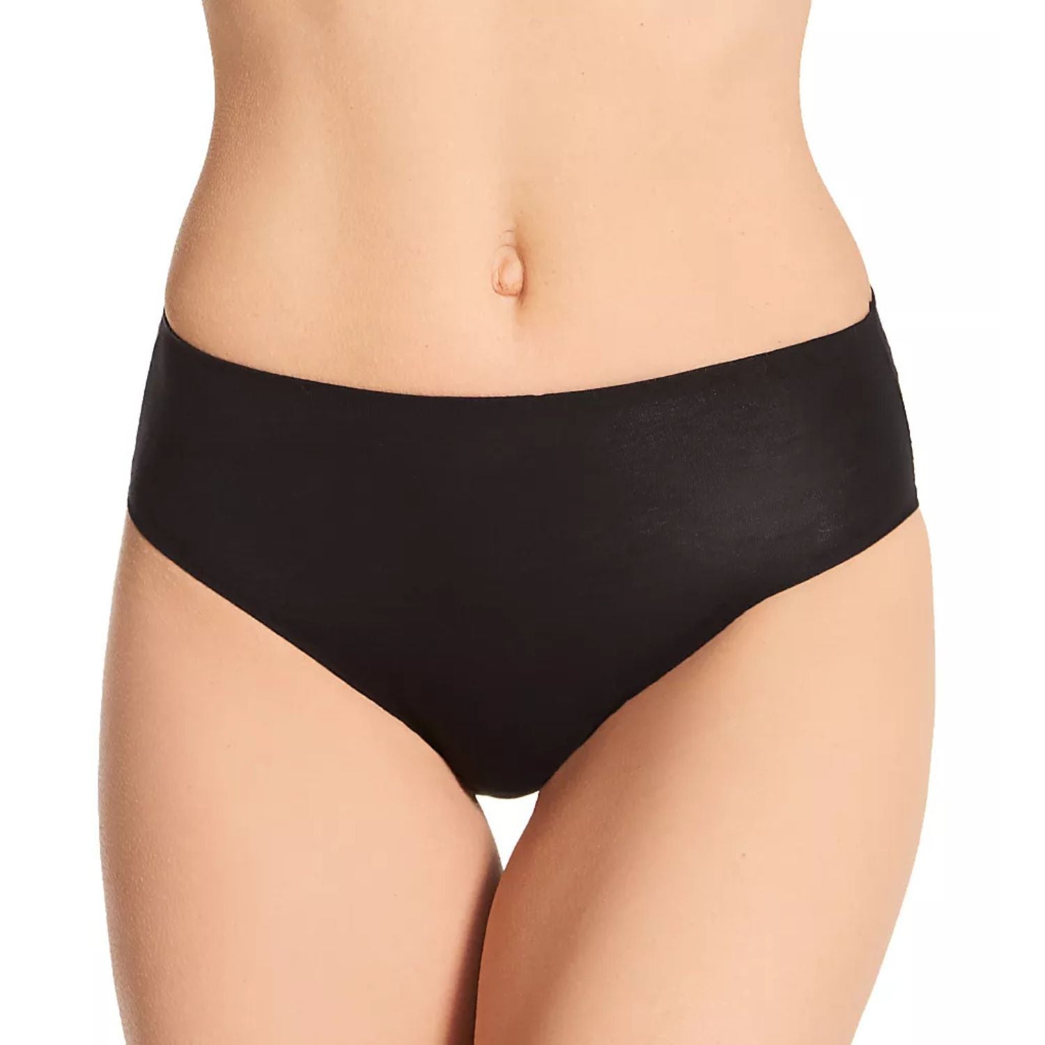 TC Fine Intimates Womens Cotton Comfort High-Cut Brief Panties, Deep Black