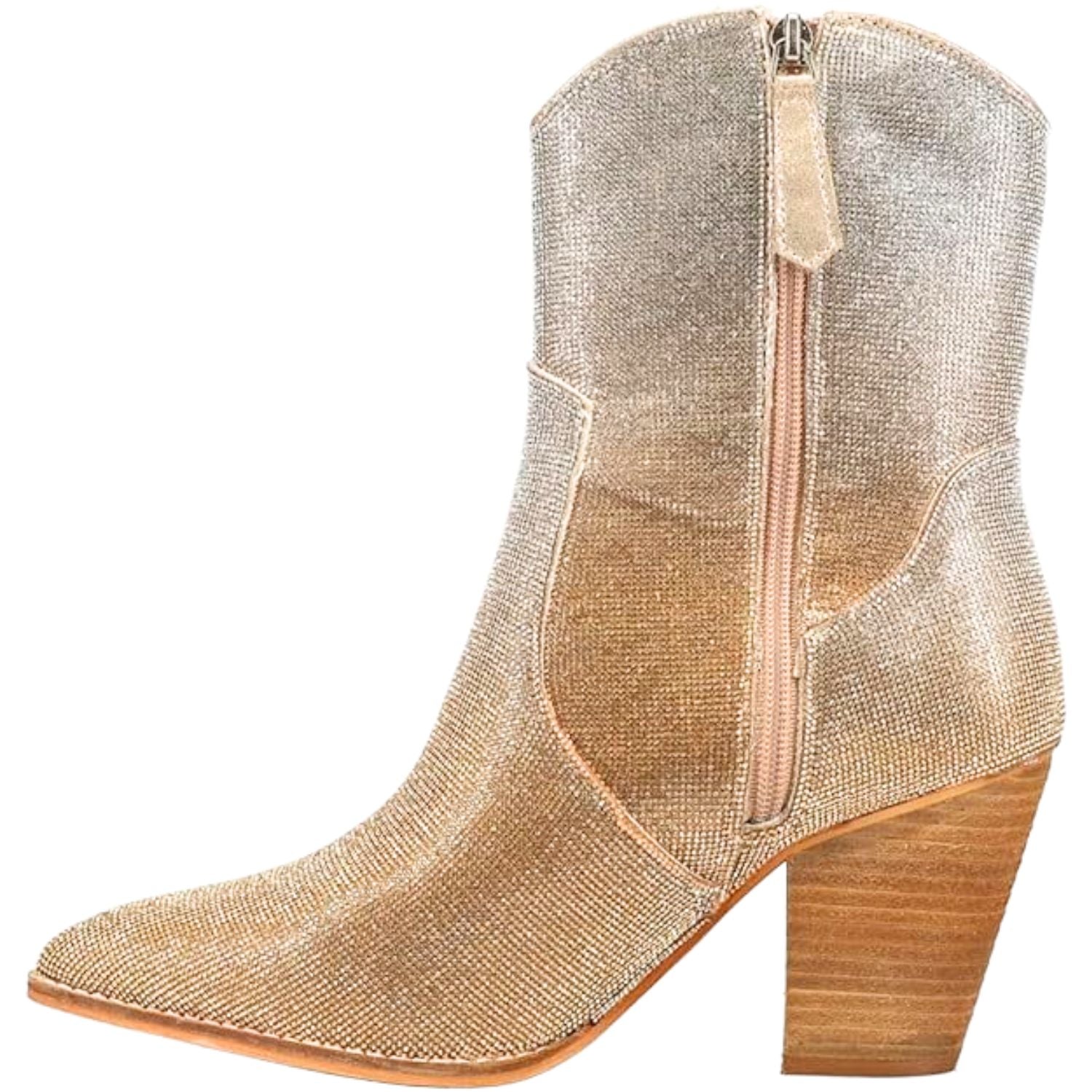 Hey Girl by Corkys Selfie Rhinestone Western Boots