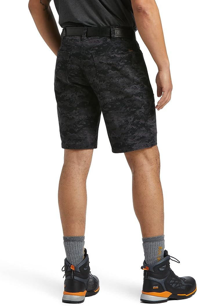 Ariat Mens Rebar M4 Low Rise DuraStretch Made Tough Work Shorts