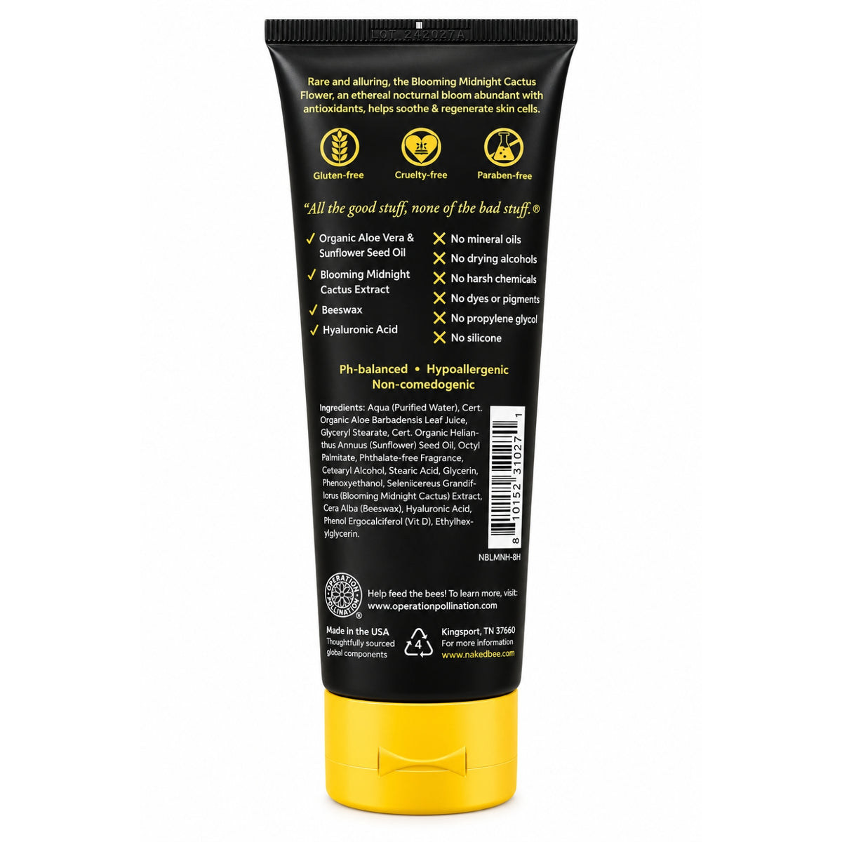 The Naked Bee Midnight Honey Nourishing Hand & Body Lotion, 8 oz