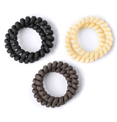 Crush Kinda Spiraling Coil Hair Ties, Boxed Set of 6