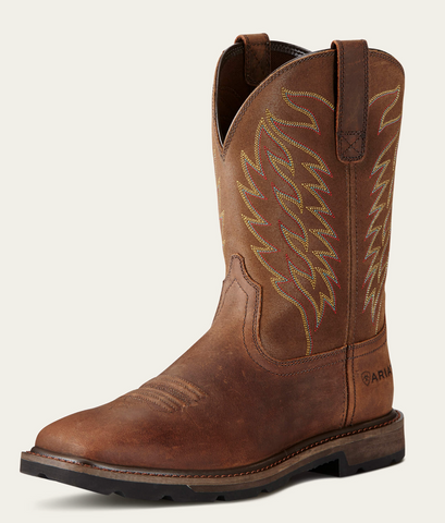 Ariat Mens Rambler Patriot Leather Western Boots