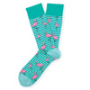 Two Left Feet Printed Adult Sock, Small Feet