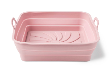 Krumbs Kitchen Essentials Collapsible Silicone Air Fryer Basket, Cook More Clean Less, Round or Square