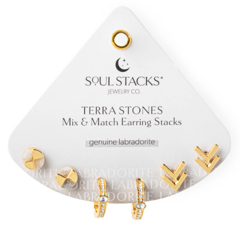 Soul Stacks Bracelet Bar, Chain Reaction Collection, Terra Stones