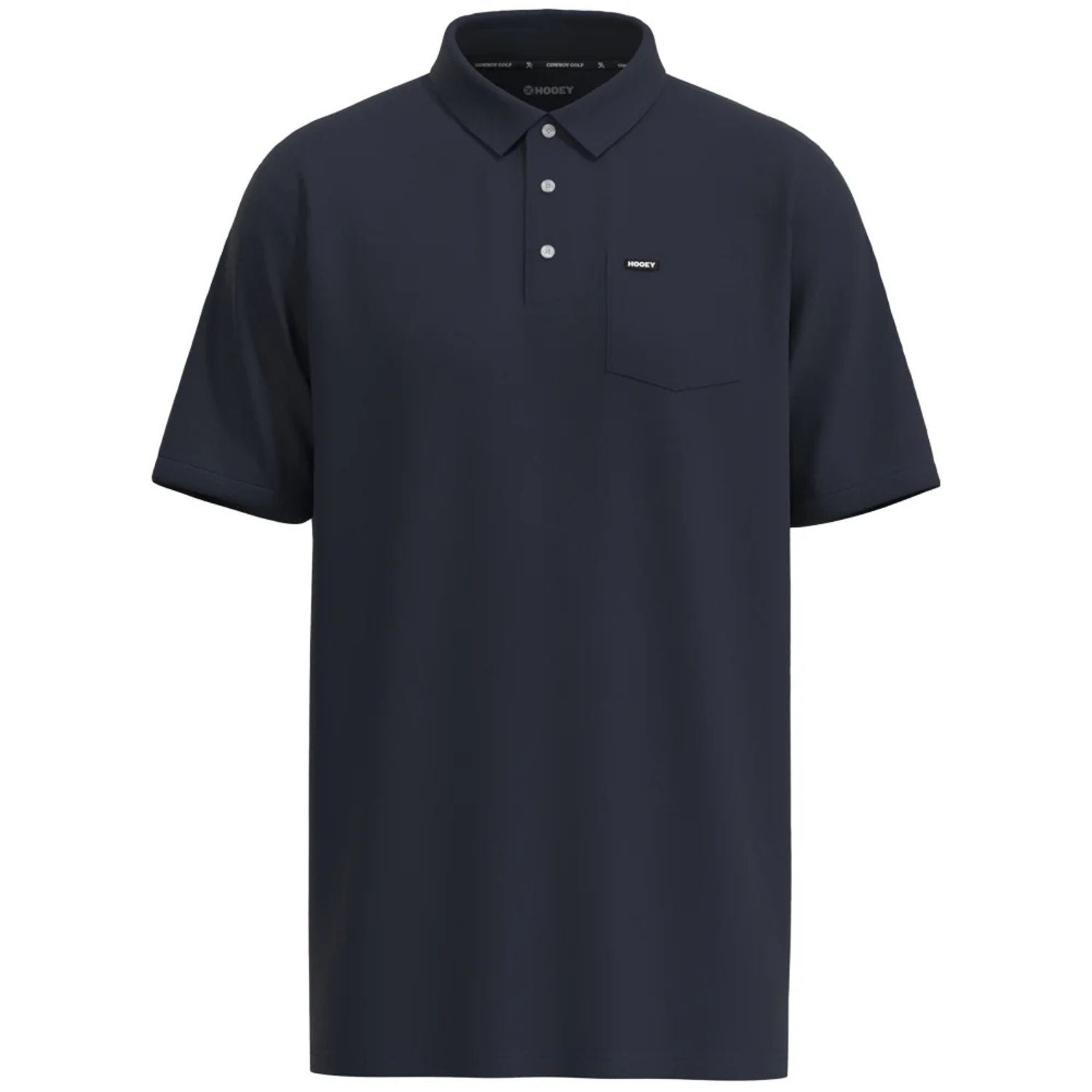 Hooey Mens Hot Shot Navy Short Sleeve Polo Shirt