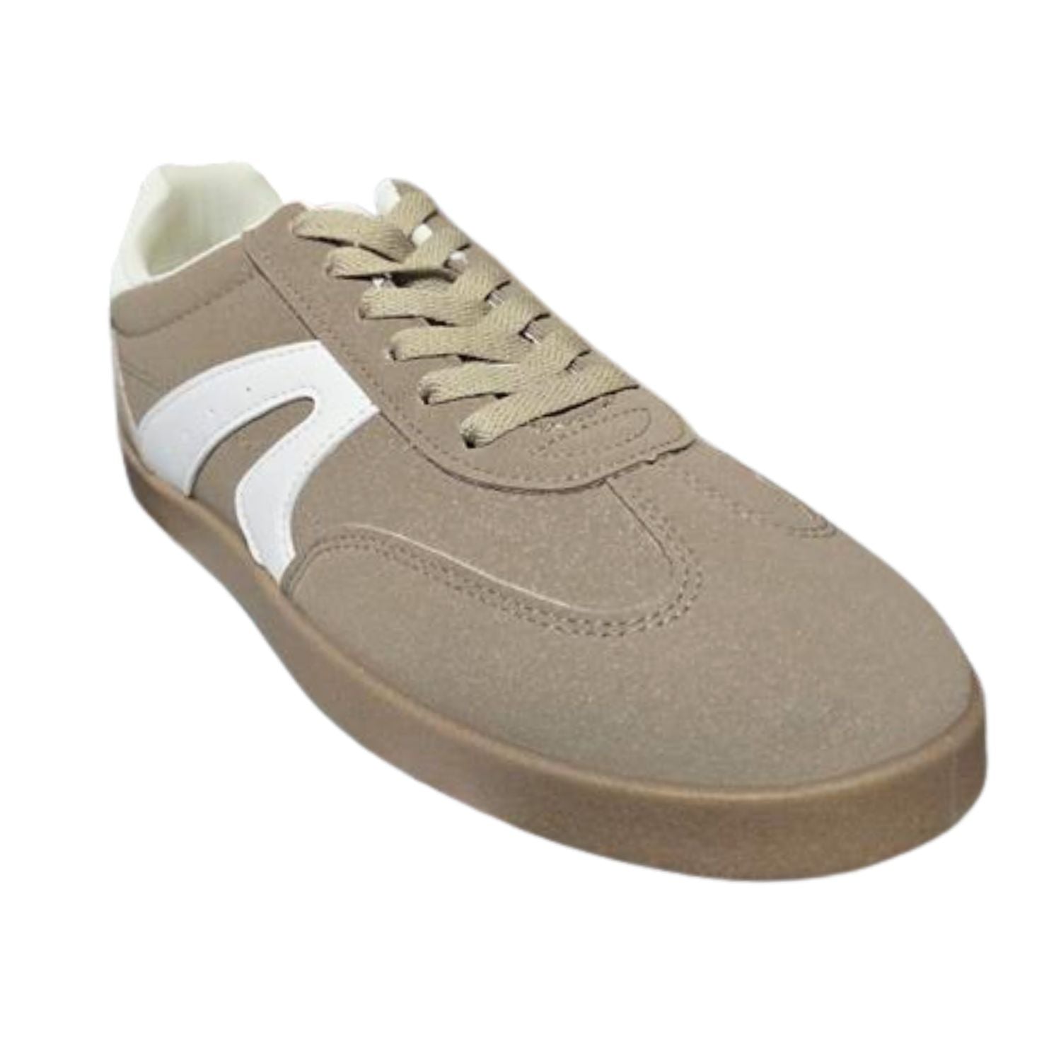 Very G Womens Retro Lace Up Platform Slip On Throwback Sneaker, Brown