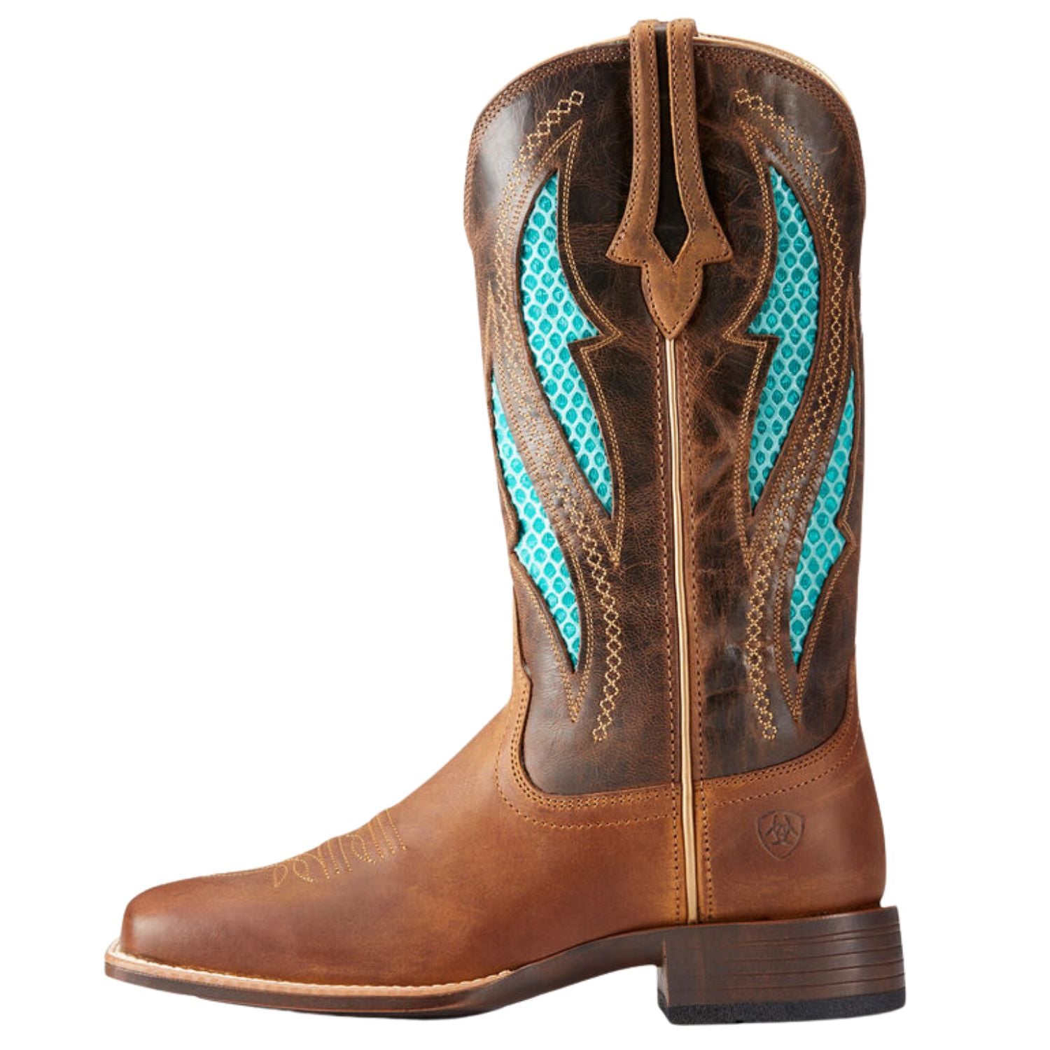 Ariat Womens VentTEK Ultra Leather Western Boot, Distressed Brown / Silly Brown