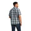 Ariat Mens Henrick Retro Snap Short Sleeve Plaid Shirt