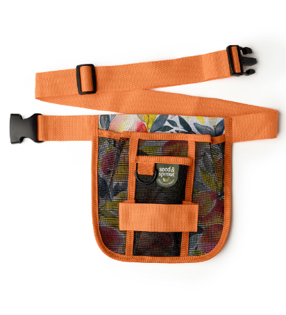 Seed & Sprout Gardening Tool Belt, Adjustable, Utility Connectors and Organizer Pockets