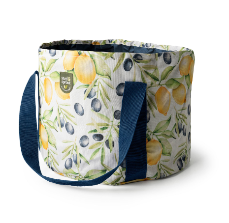 Seed & Sprout Foldable Gardening Bucket, Tear Resistant and Waterproof