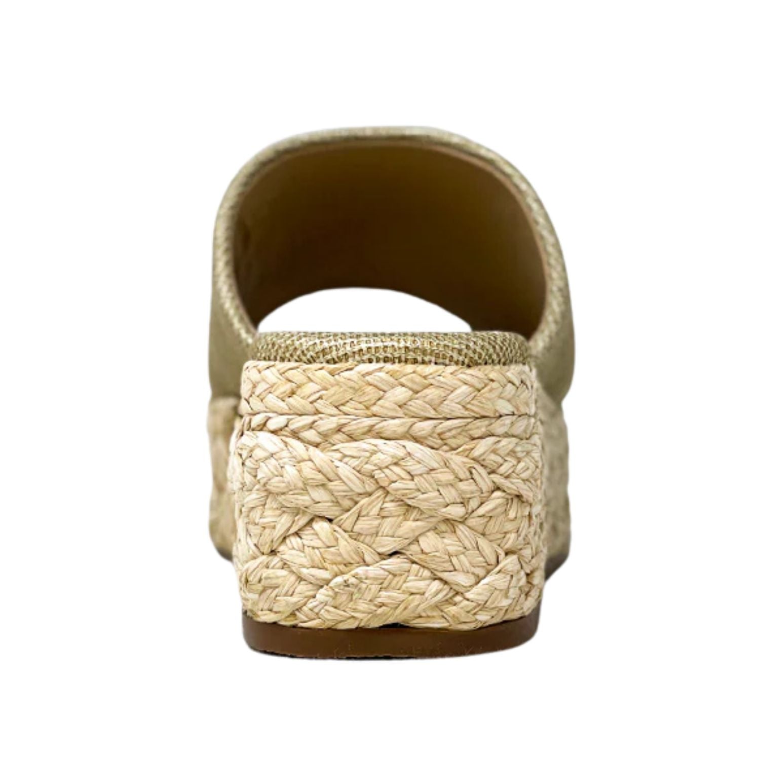 Shu Shop Womens Lizzie Espadrille Casual Wedge Sandals, Gold Woven