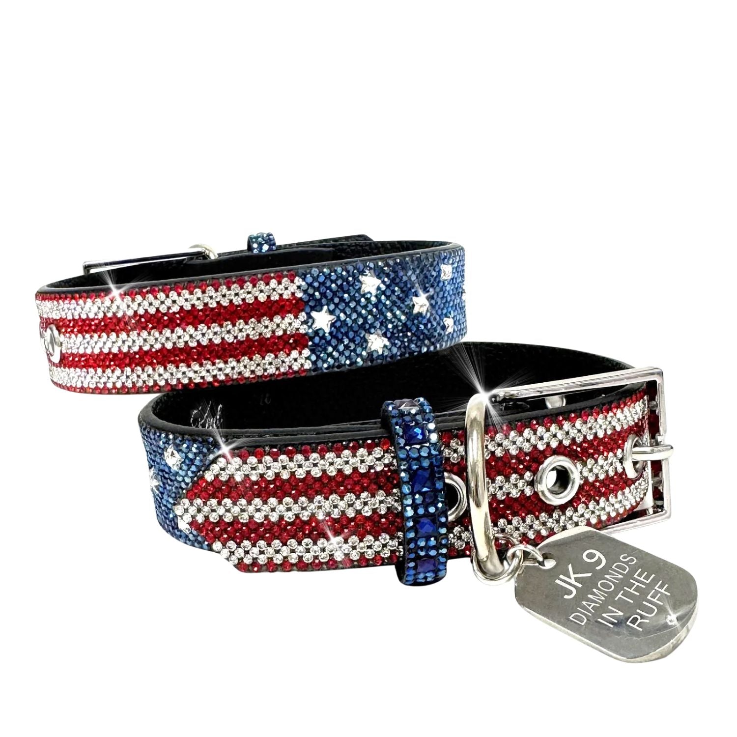 Jacqueline Kent Crystal Embellished Dog Collar, Medium