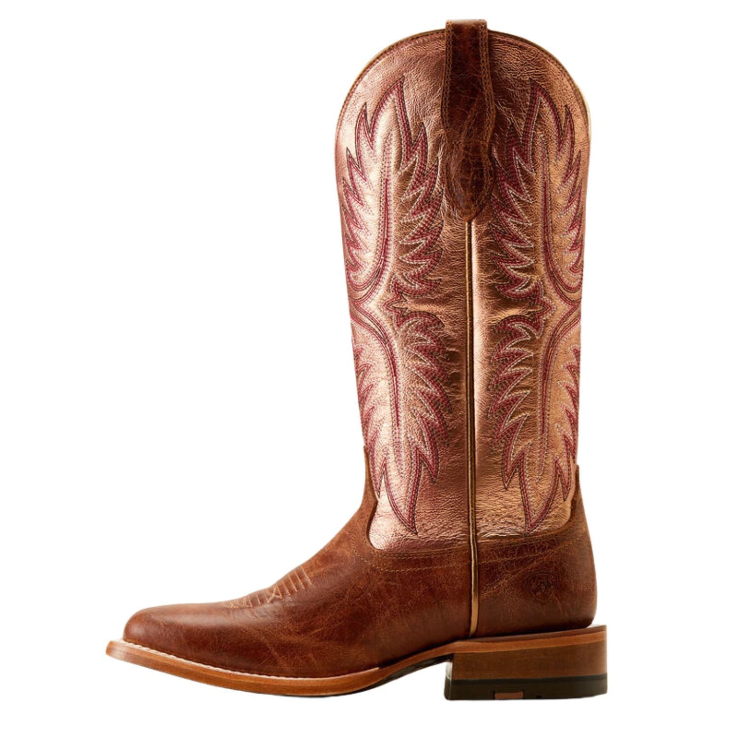 Ariat Womens Frontier Calamity Jane Boot, Bite the Dust Brown / Desert Sunrise