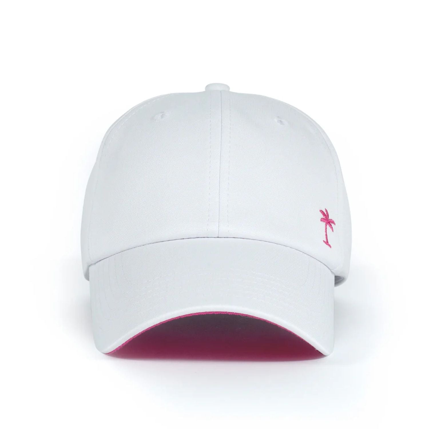 Shady Lady Womens Sporty Adjustable Snapback Hat, White