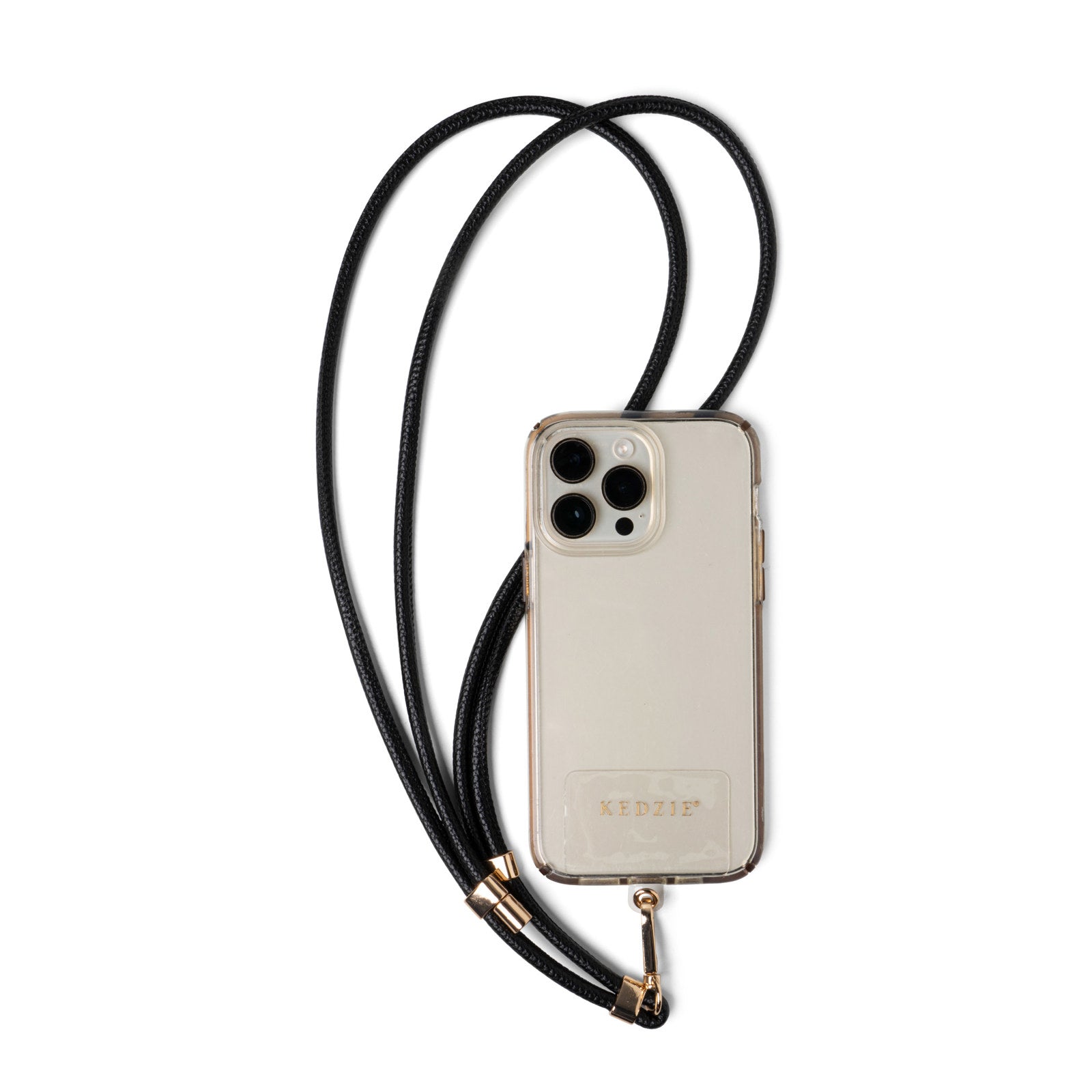 Kedzie Womens Soft Vegan Leather Smartphone Crossbody Lanyard