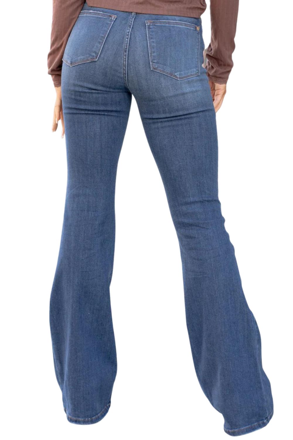 Judy Blue Womens High Waist Flare Denim Jeans