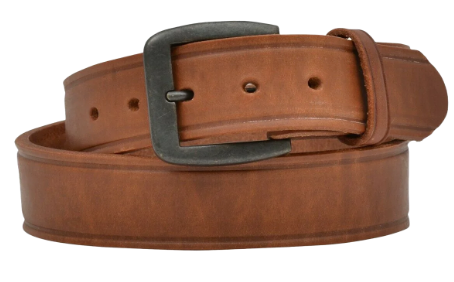 3D Belt Company Men's Harness Crease Tan Leather Belt, 36