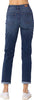 Judy Blue Womens High Waist Cool Denim Cuffed Boyfriend Jeans