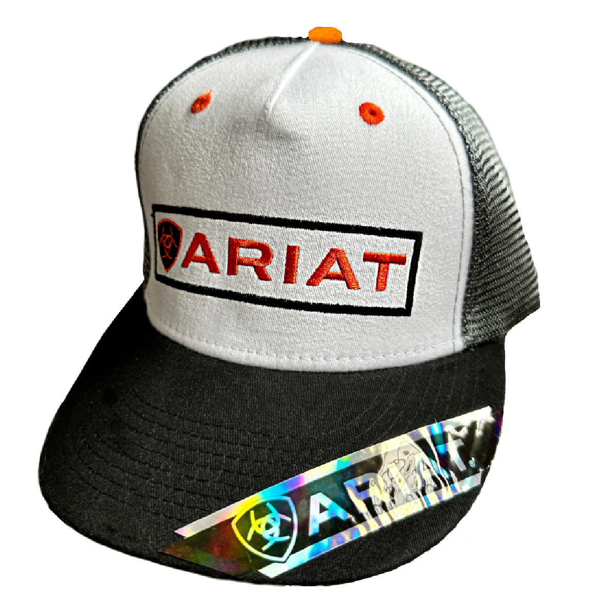 Ariat Mens Baseball Cap, Adjustable Soft Mesh Snapback, OSFM