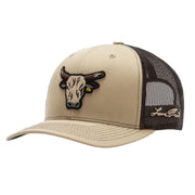 Lane Frost Desperado Bull Logo Patch Adjustable Snap Back Mesh Cap Hat