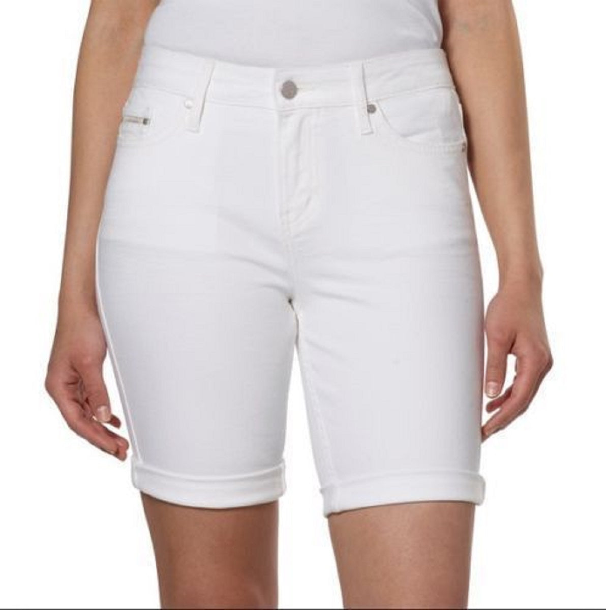 Calvin Klein Womens Denim City Bermuda Short