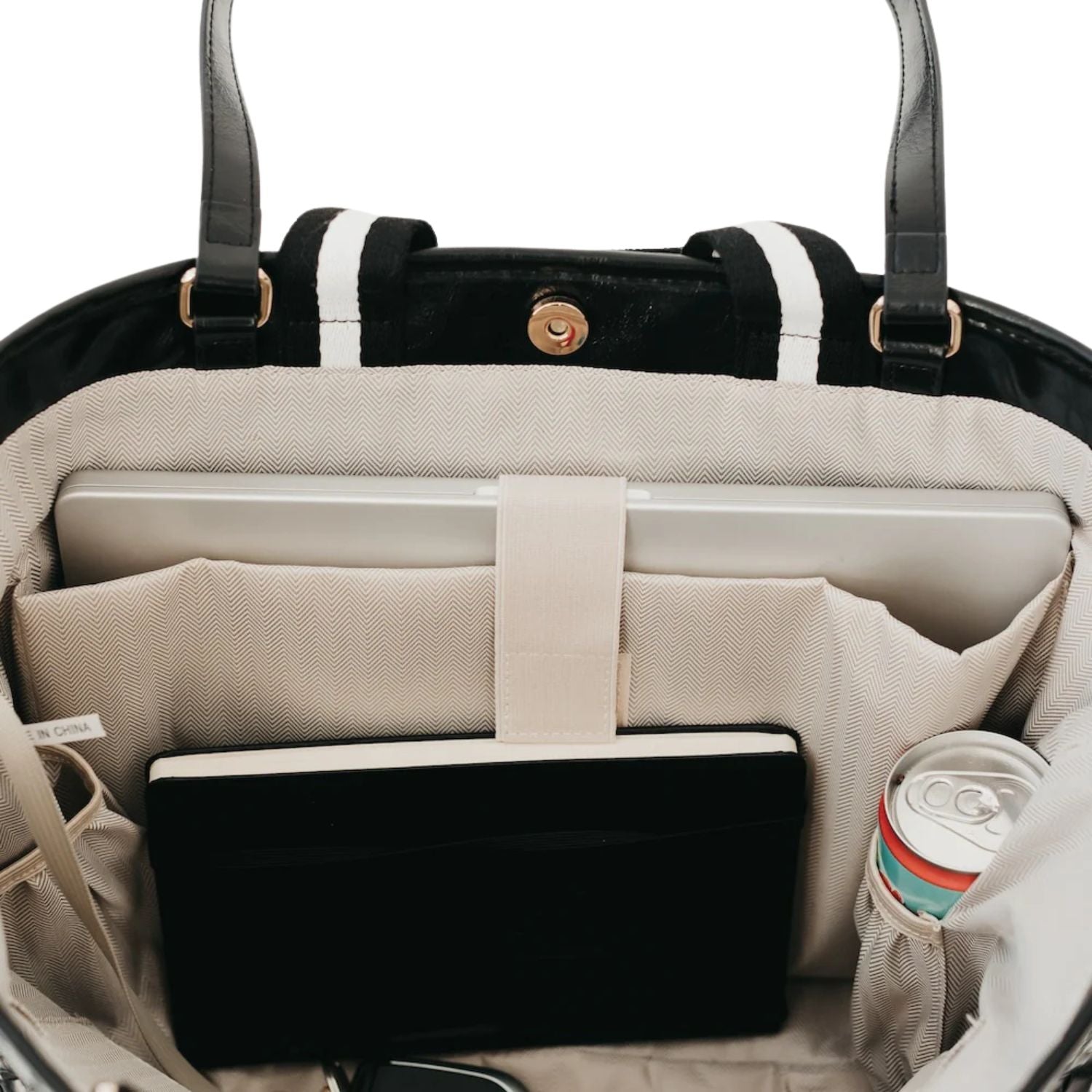Pretty Simple Woven Tiffany Organizer Tote Bag