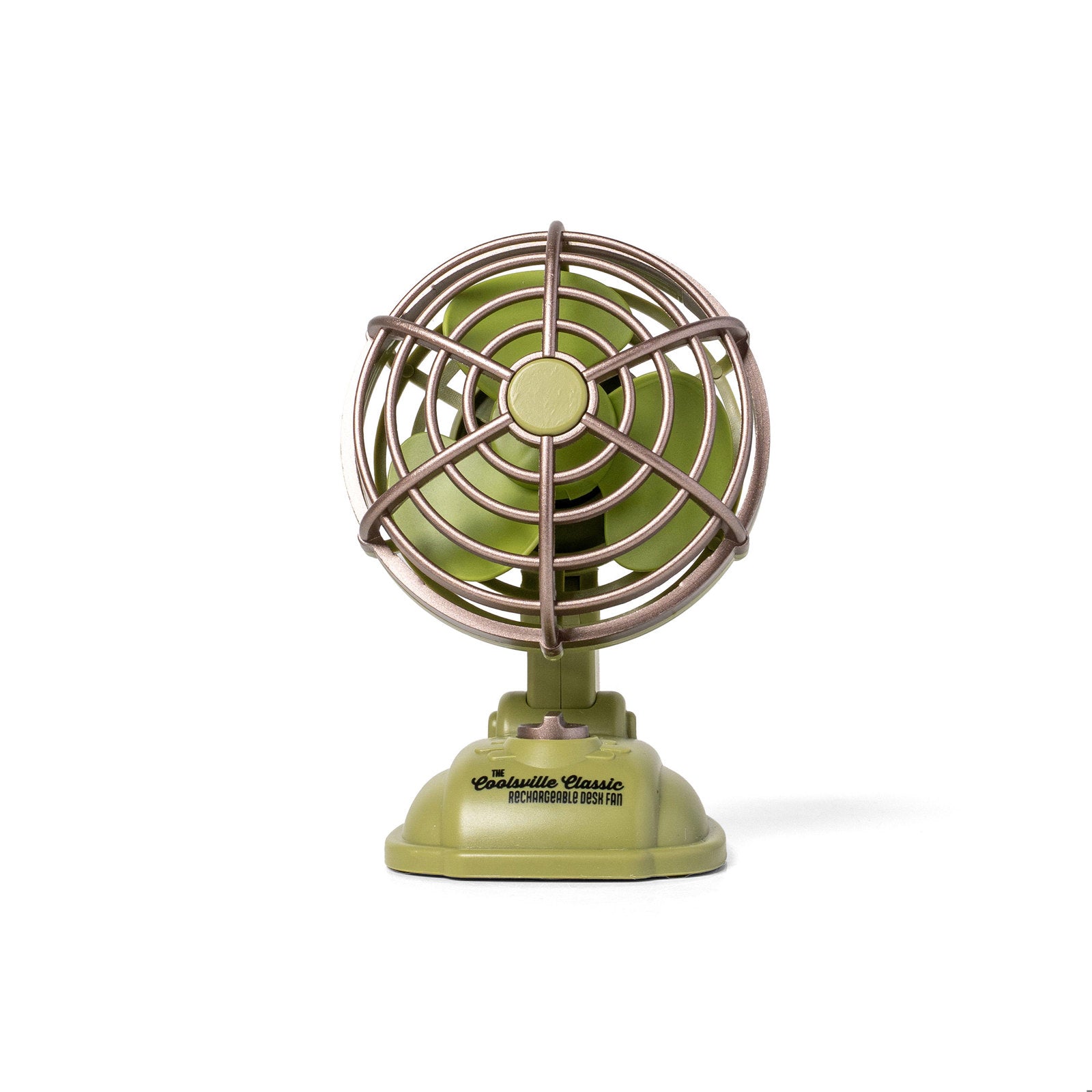 Modern Monkey The Coolsville Rechargeable Mini Tabletop Desk Fan