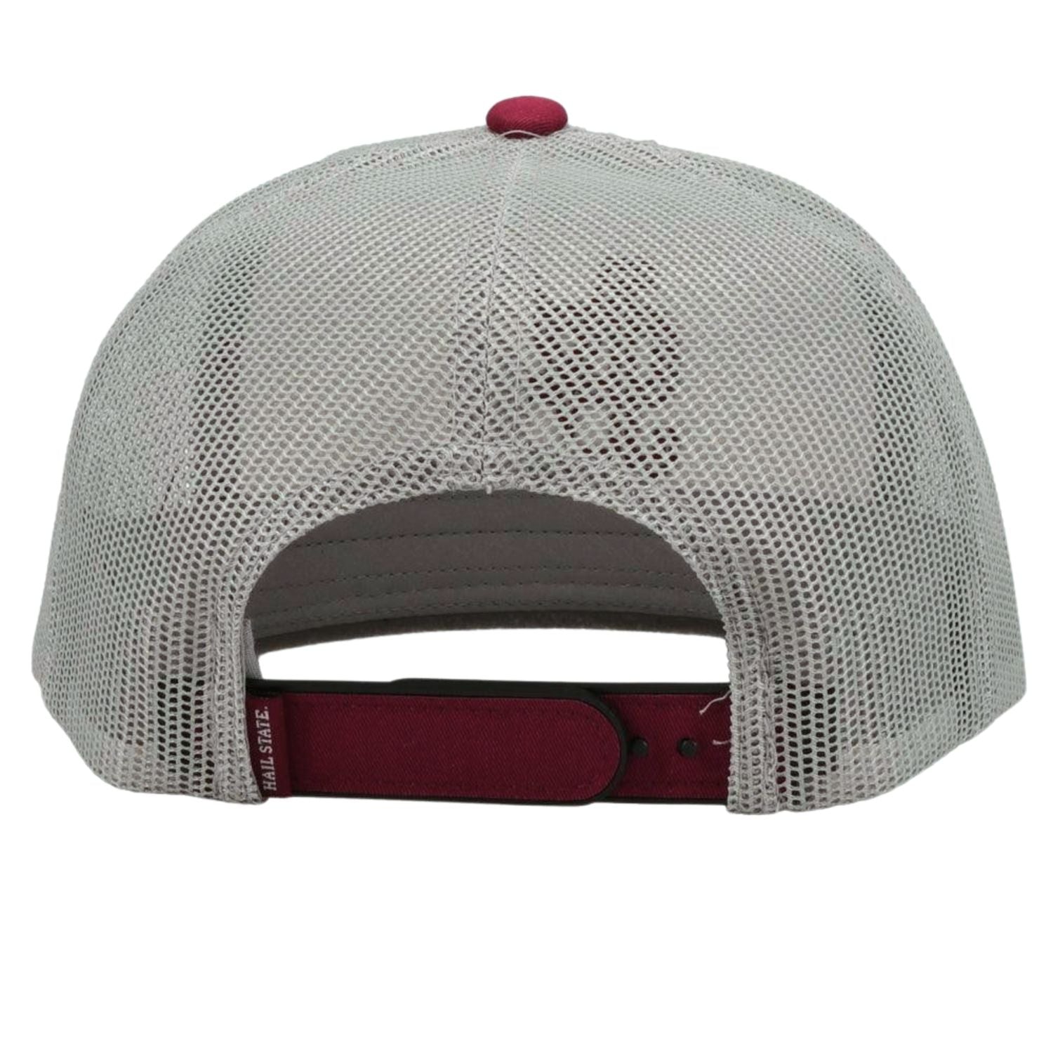 Hooey Mens Mississippi State Logo Adjustable Snapback Cap Hat, Grey