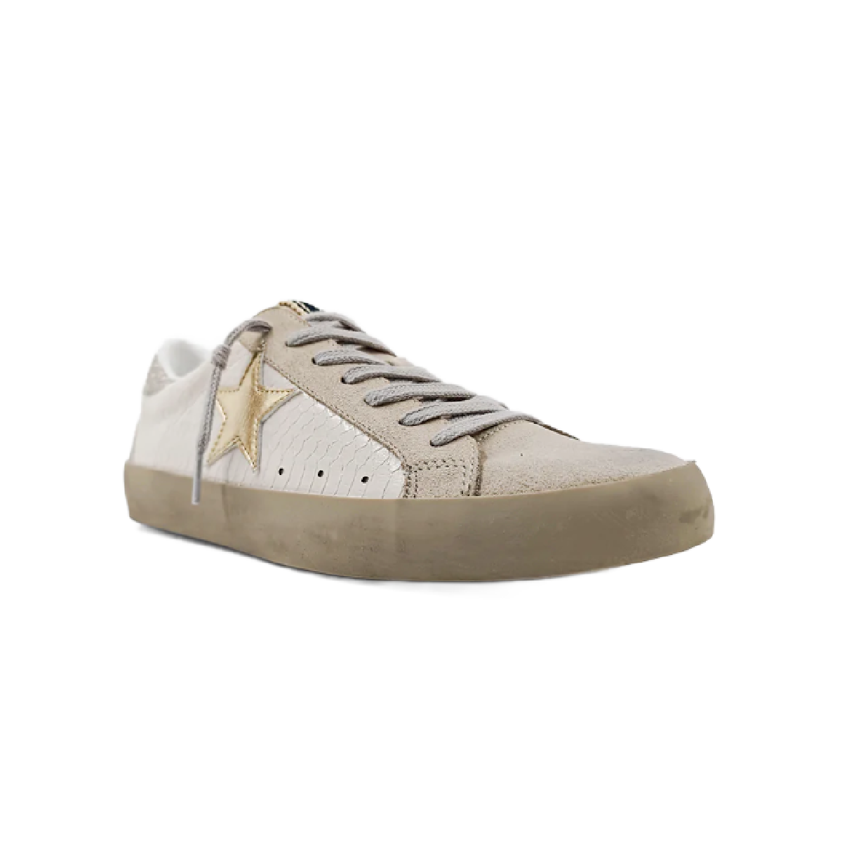 Shu Shop Women's Paula Sneaker, Bone Snake