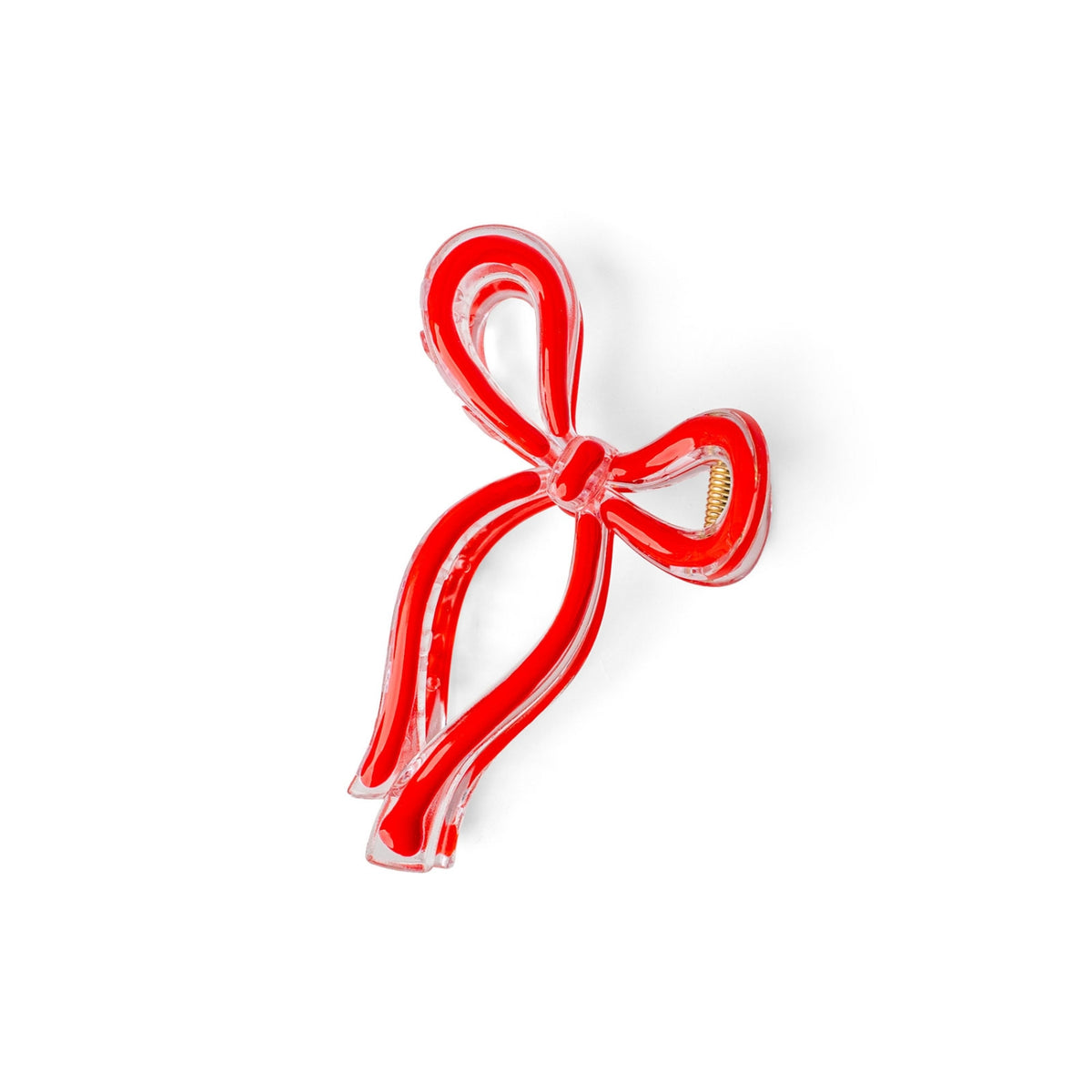 Crush Christmas Bow What Fun Claw Clip