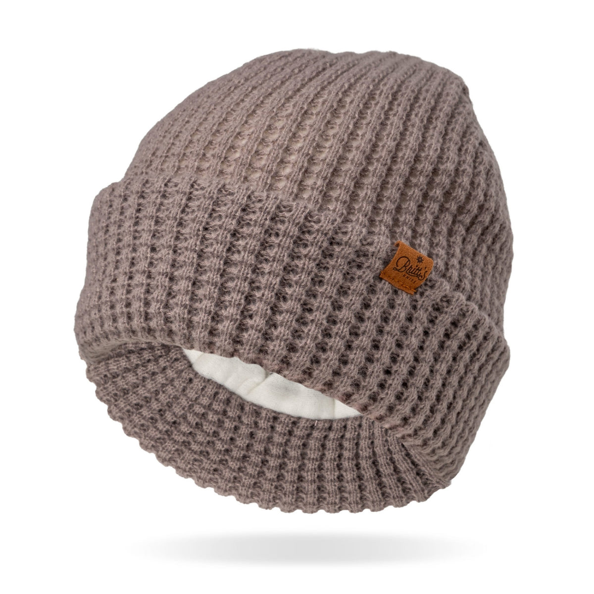Britt's Knits Juneau Waffle Knit Beanie