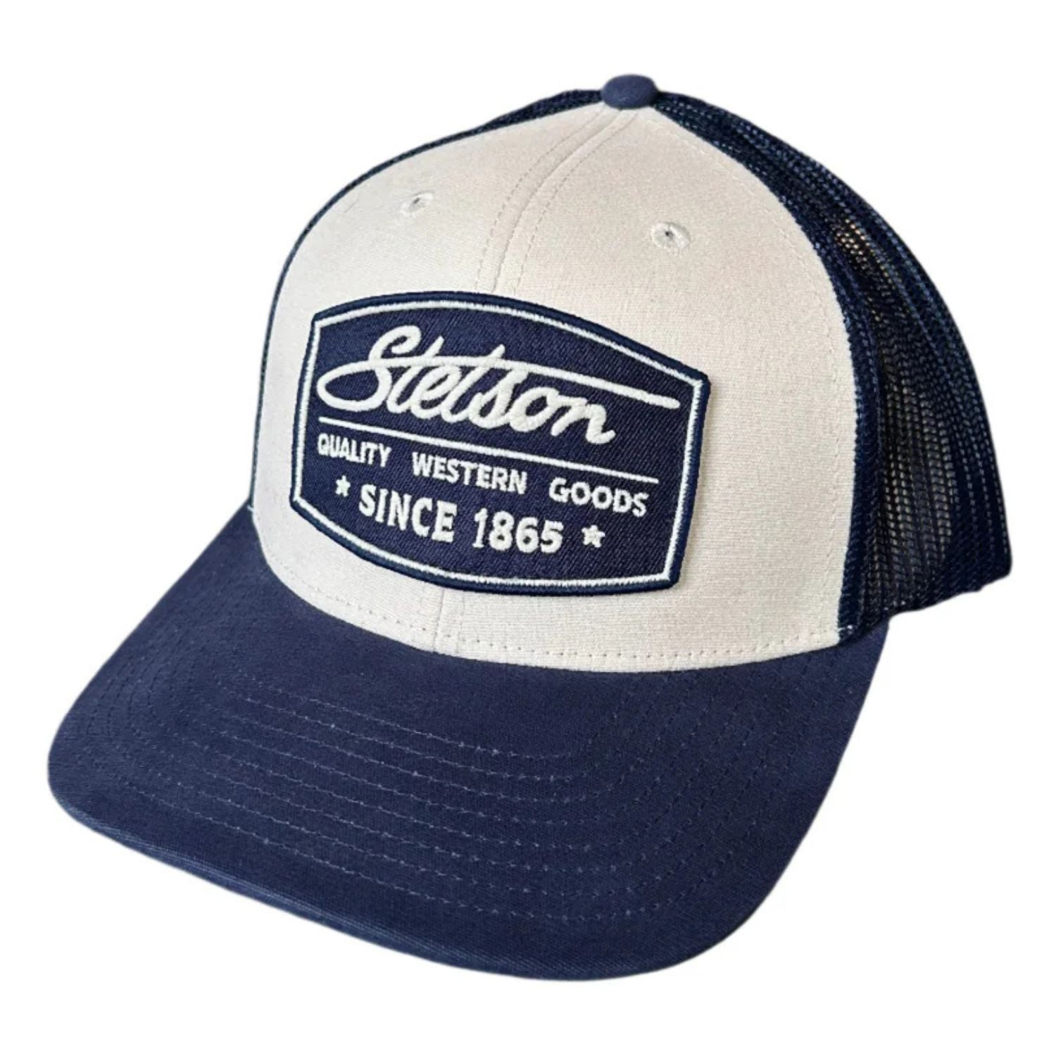 Stetson Quality Western Goods Patch Adjustable Snapback Trucker Cap Hat