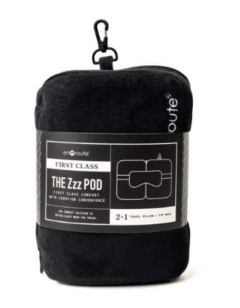En Route Z Pod Travel Pillow Eye Mask 12pc Unit