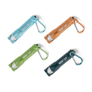 Bunk House Nightcap 2-in-1 Flashlight & Bottle Opener on a Carabiner