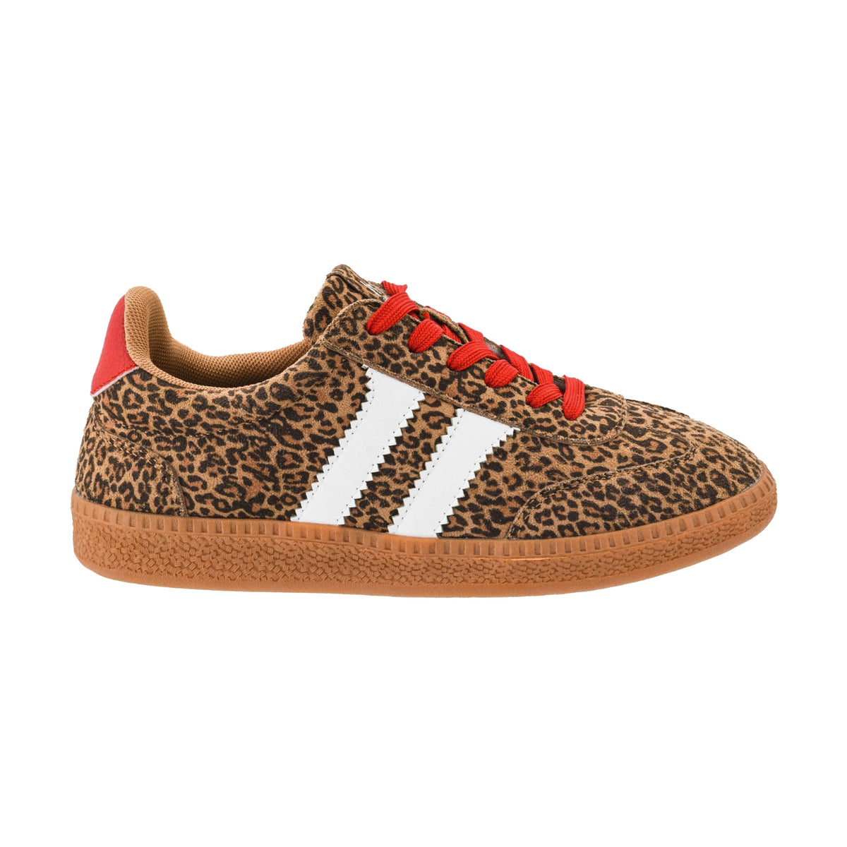 Corkys Heads Up Women's Mini Leopard Lace-Up Sneakers, Mini Leopard