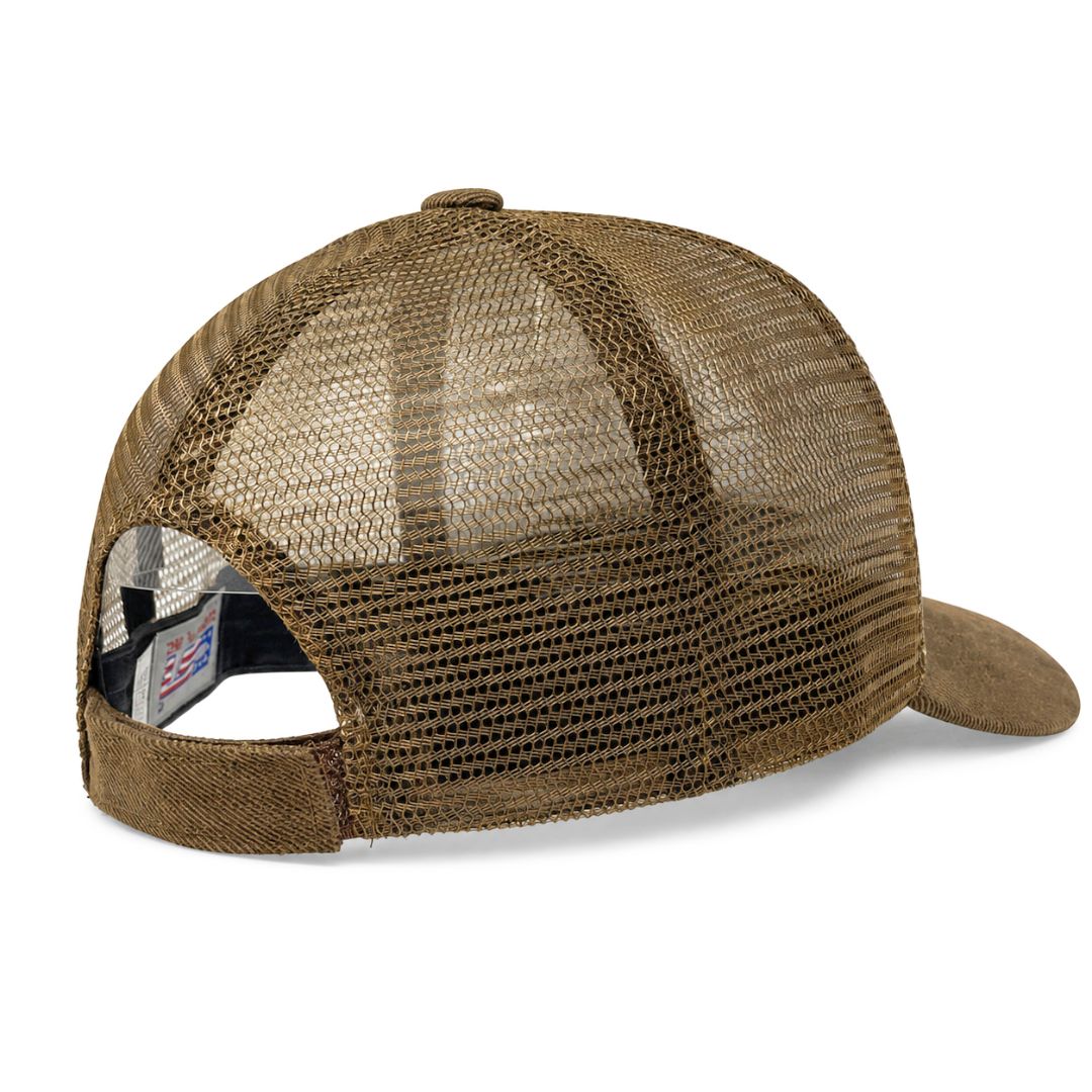 Seminole Outfitters Mens Oilskin Mesh Back Adjustable Cap, Southern State of Mind