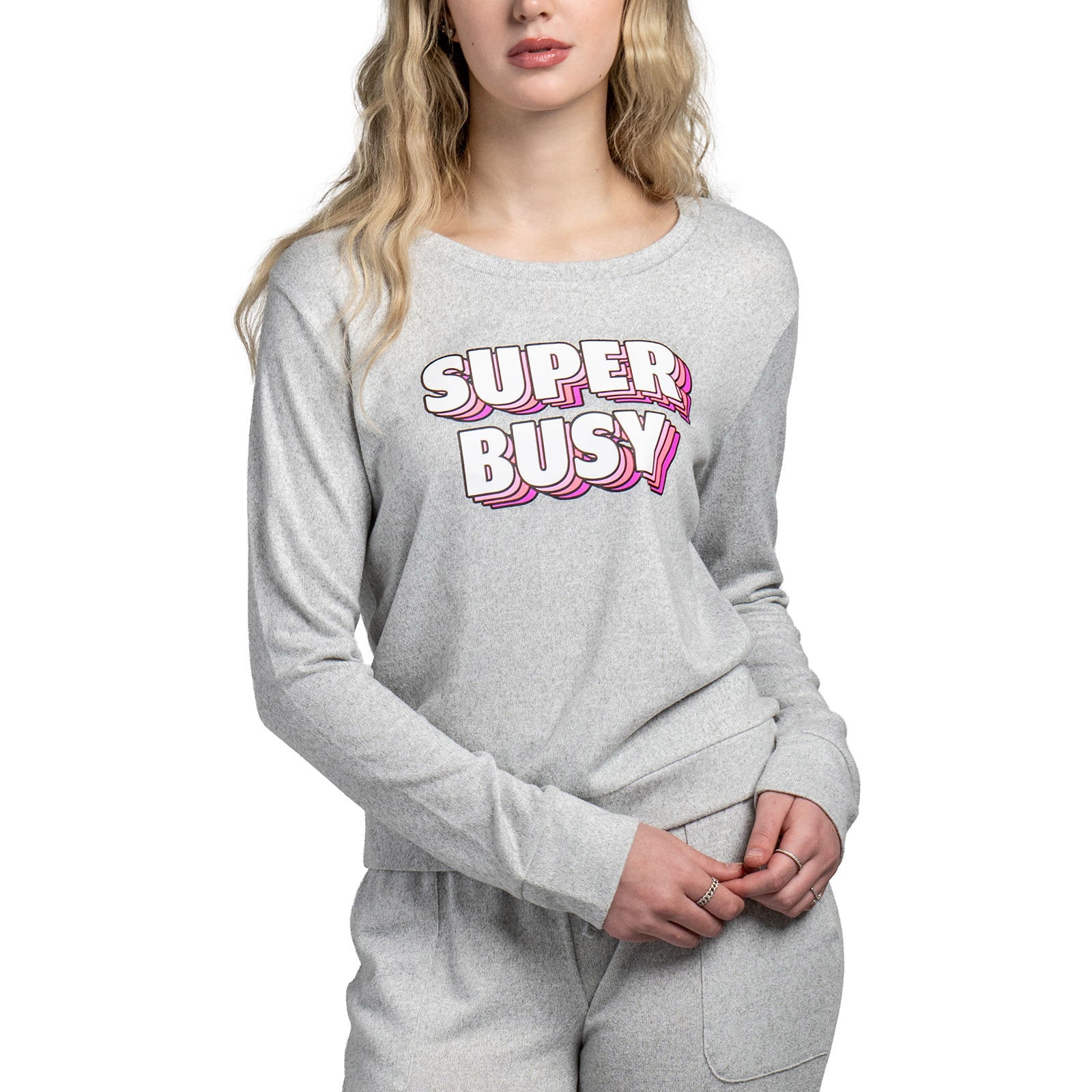 Hello Mello® Best Day Ever Lounge Sweater – Super Busy Edit (Medium)