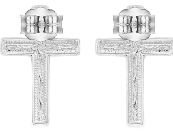 Montana Silversmiths Western Lifestyle Cross Earrings (American Legends Color Cross)