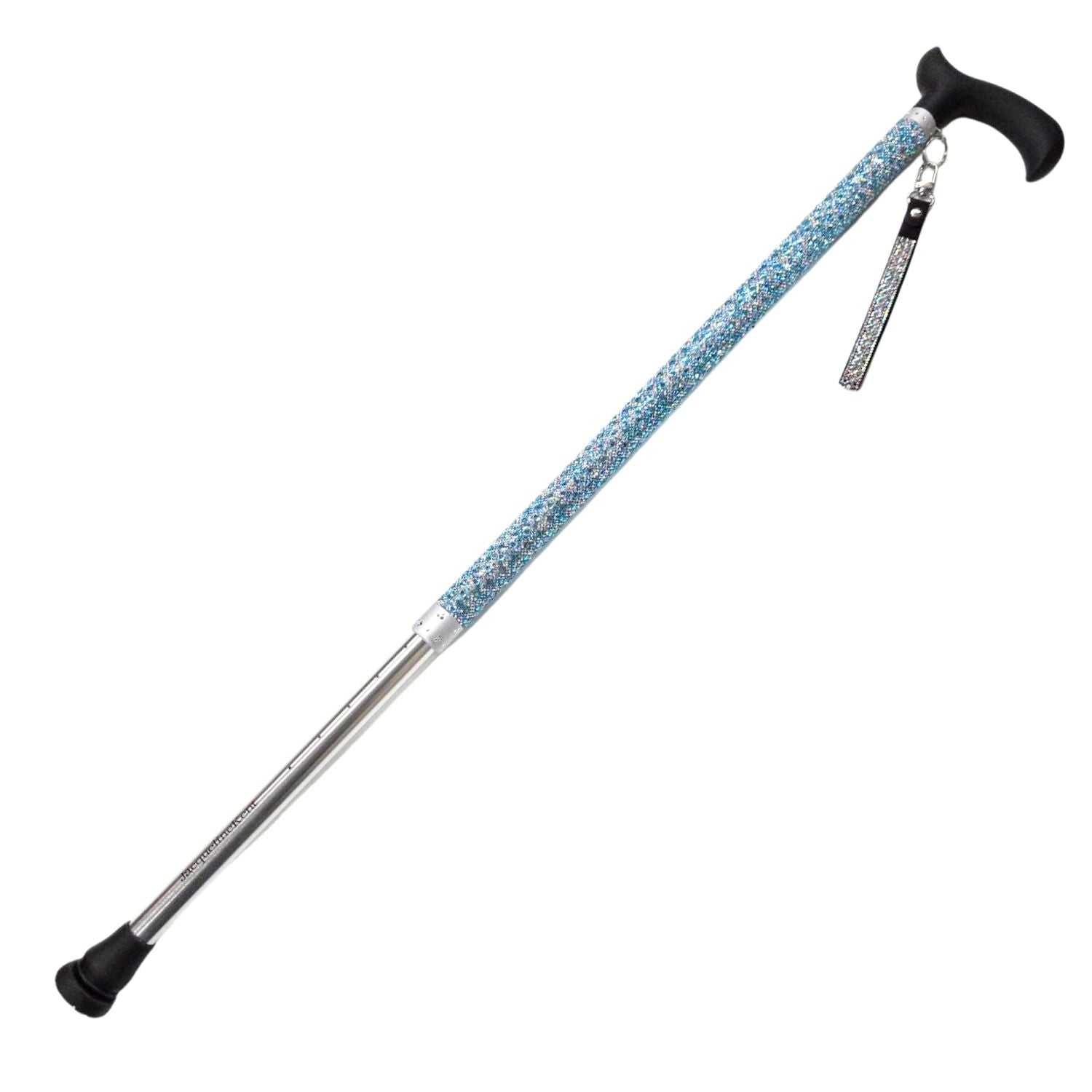 Jacqueline Kent Cupcake Collection Adjustable Rhinestone Cane (Turquoise Silver)
