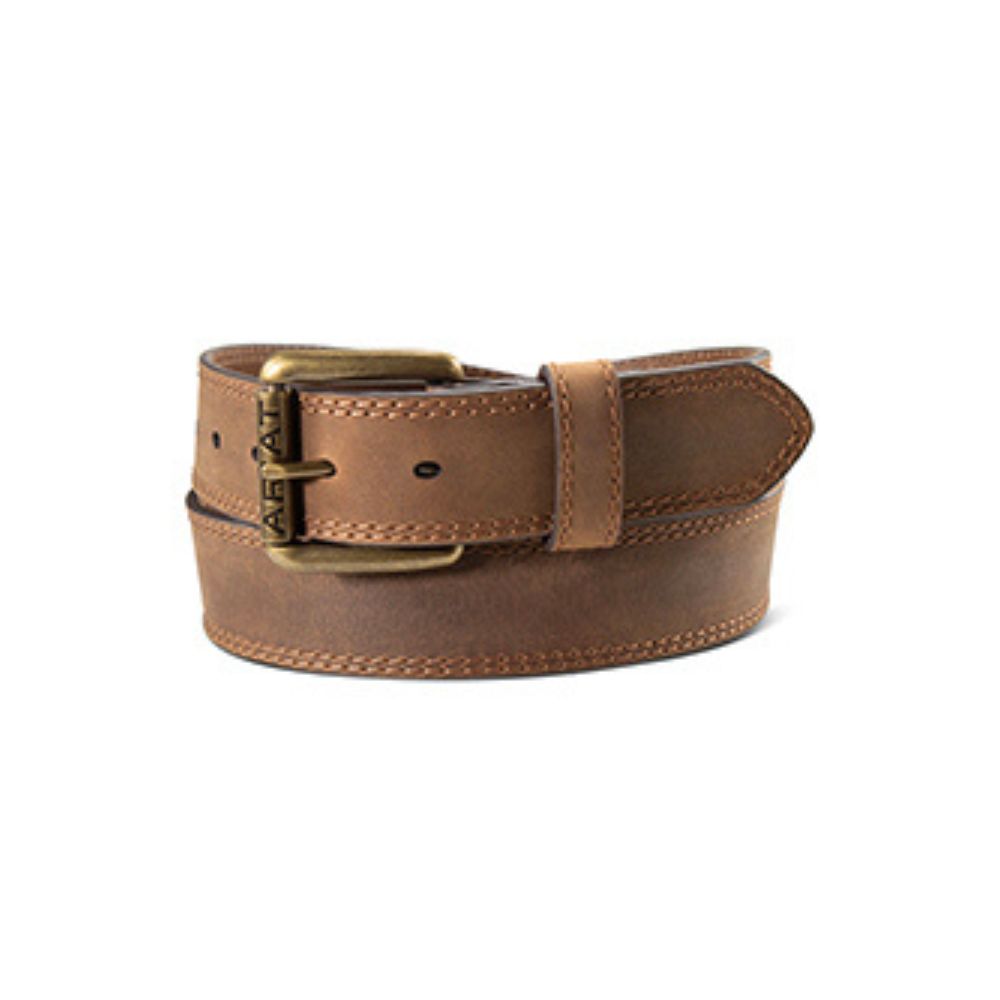 Ariat Mens Work Heavy Duty Roller Buckle One Ply Leather Belt