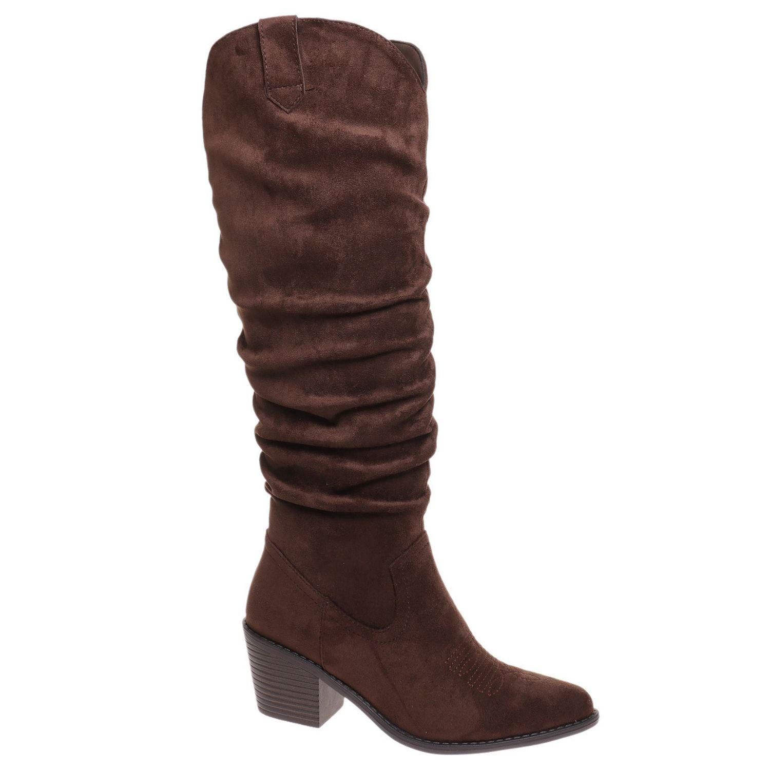 Pierre Dumas Womens Whitney-4 Pull On Tall Boots, Brown