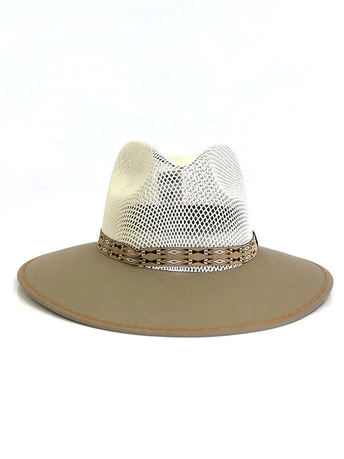 Alamo Hats Mens Bangora Tycoon Western Hat (Two-Tone, 7)