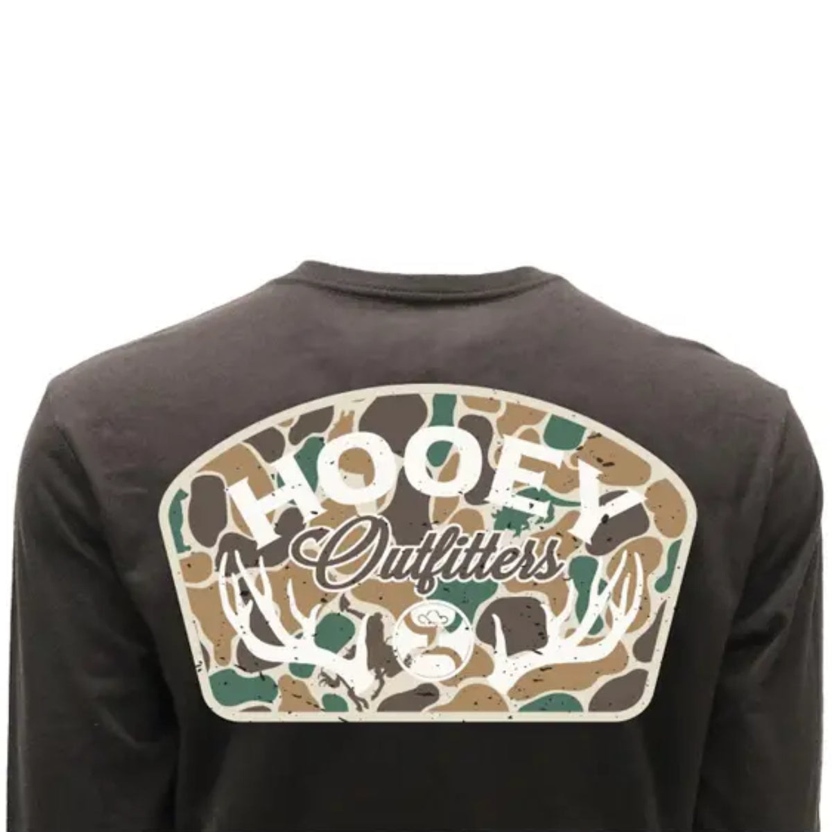 Hooey Men's Outfitters Long Sleeve Crew Neck Graphic T-Shirt