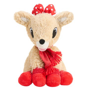 Warmies Clarice Rudolph Reindeer with Scarf Microwavable Scented Stuffed Animal